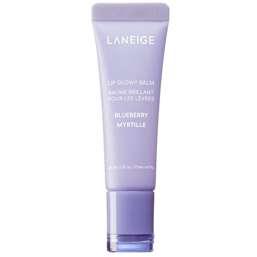 LANEIGE Lip Glowy Balm Blueberry: Hydrate, Glossy, Lightweight, Moisturize & Tint with Shea Butter