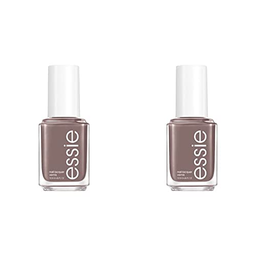 essie Nail Polish, Glossy Shine Finish, Chinchilly, 0.46 Ounces (Packaging May Vary) Granite Gray (Pack of 2)