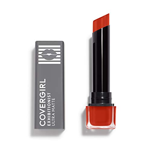 COVERGIRL Exhibitionist Ultra Matte Lipstick, All Abuzz, Pack of 1