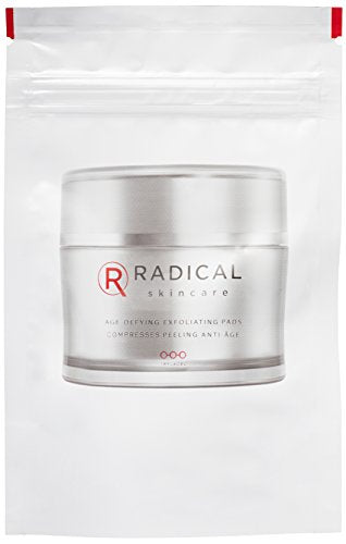 Radical Skincare Age Defying Exfoliating Pads Removes Dead Skin, Evens and Brightens Skin Tone for Radiant Glow | For All Skin Types Including Sensitive Skin | Paraben & Cruelty Free (15 Pads)