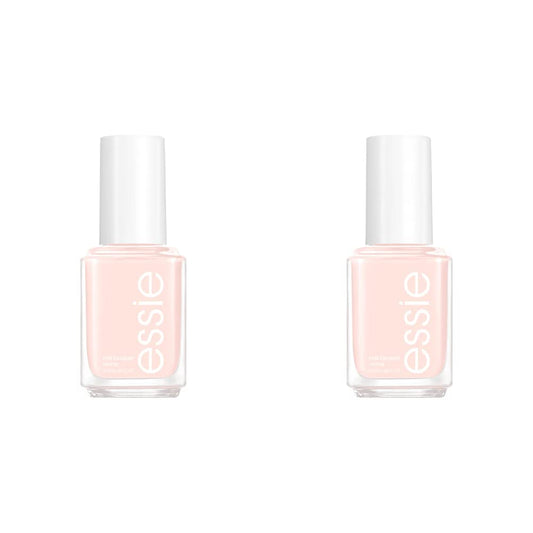 essie Salon-Quality Nail Polish, 8-Free Vegan, Sheer Pale Pink, Ballet Slippers, 0.46 fl oz (Pack of 2)