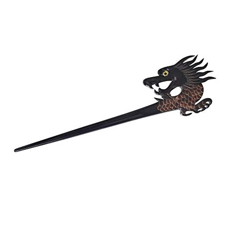 Marycrafts Horn Dragon Hair Stick for Women Long Hair Hair Sticks Hair Fork for Buns