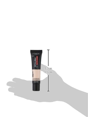 L'Oreal Paris Cover Liquid Foundation, Infallible 24H Matte Cover, Shade 25, 30ML