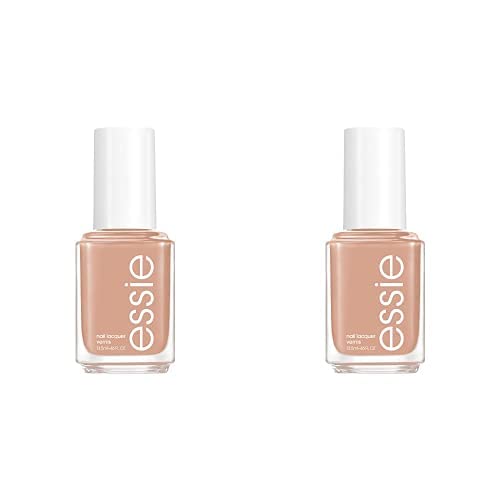 essie nail polish, pastel taupe nail color with a cream finish, 8-free vegan formula (Pack of 2)