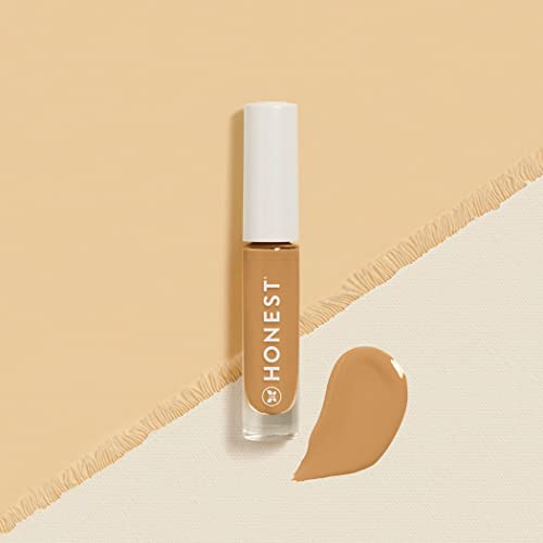 Honest Beauty Fresh Flex Concealer with Niacinamide + Vitamin E + Hyaluronic Acid | Vegan + Cruelty free | Tawny, 0.17 fl oz