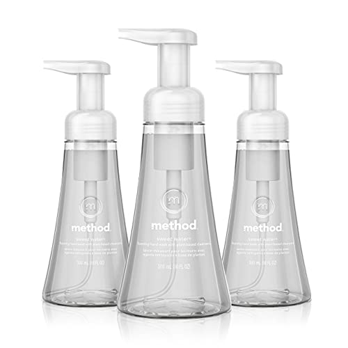 Method Foaming Hand Soap, Sweet Water, Paraben and Phthalate Free, Biodegradable Formula, 10 fl oz (Pack of 3)