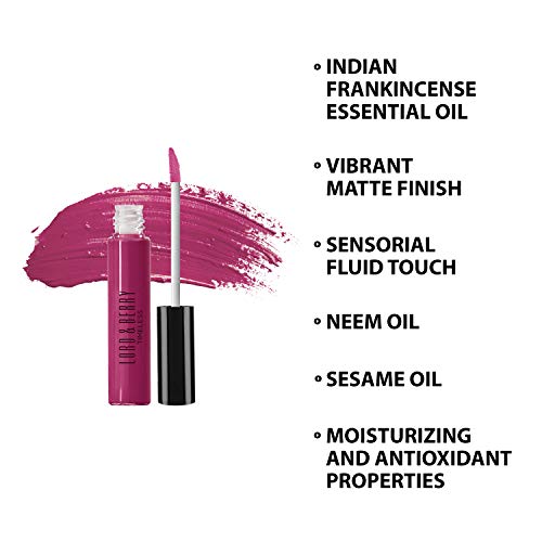 Lord & Berry Timeless Kissproof Moisturizing Semi-Matte Finishing with Paraban-Free Long Lasting Lipstick, Pop Pink