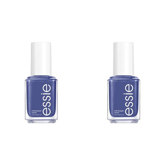 Essie Salon-Quality Nail Polish, 8-Free Vegan, Ocean Blue, Pret-a-surfer, 0.46 fl oz (Pack of 2)