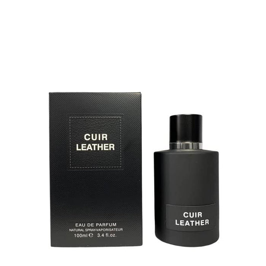 Fragrance World – Cuir Leather Edp 100ml Unisex perfume | Aromatic Signature Note Perfumes For Men & Women Exclusive I Luxury Niche Perfume Made in UAE