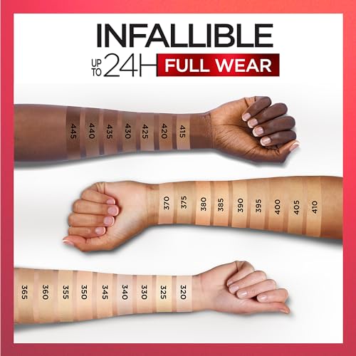 L'Oreal Paris Makeup Infallible Full Wear Waterproof Matte Concealer, Full Coverage, Vanilla, 0.33 fl. oz.