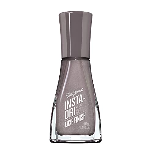 Sally Hansen Insta-Dri Nail Polish, Luxe Finish Collection, Extrava-grey, 0.31 fl oz