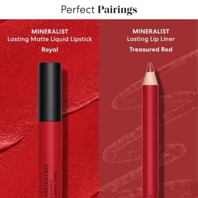 bareMinerals Mineralist Lasting Lip Liner, Creamy Pigmented Lip Pencil Liner, Natural Ingredients, All-Day Wear, Vegan