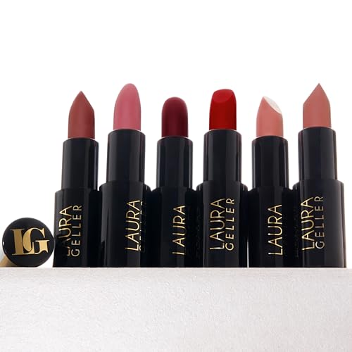 LAURA GELLER NEW YORK Modern Classic Matte Lipstick - Mauve Majesty - Ultra-Rich Color - Luxurious and Lightweight - Matte Finish