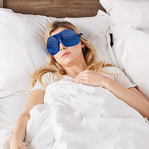 Bucky 40 Blinks No Pressure Printed Eye Mask for Travel & Sleep, Leopard, One Size (Pack of 2)