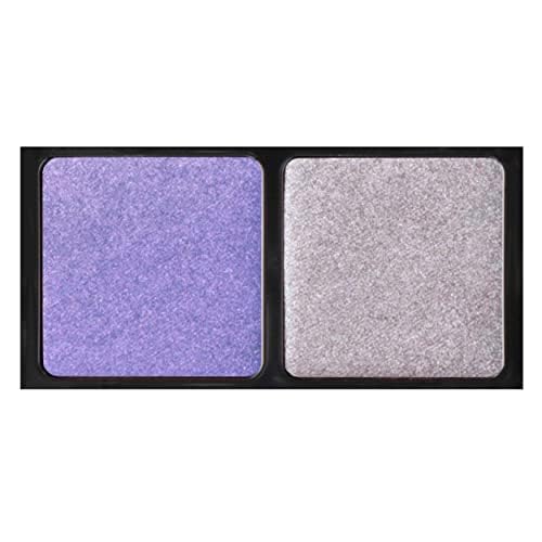 ANNA SUI - Eye Color Compact - Two-Tone Eye Shadow Fillers for Eyeshadow Palette - Blue and Gray Long-Lasting Eye Makeup - 10 Club x NYC - 0.05 oz.