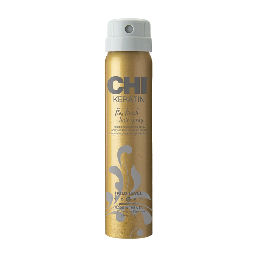 CHI Keratin Flex Finish & Enviro Natural Hold Hair Sprays, 2.6 oz Each