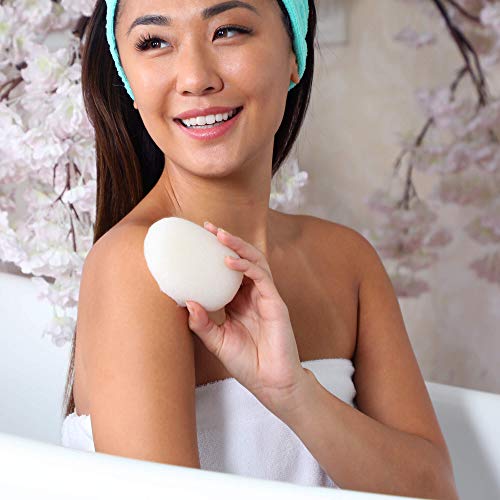 DAILY CONCEPTS Daily Konjac Sponge, Pure, White