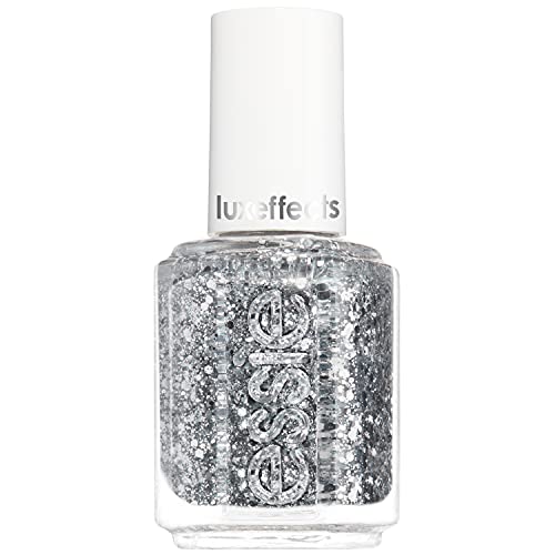 essie Nail Polish, Glossy Shine Silver Glitter, Set in Stones, 0.46 Fl Oz (Pack of 2)