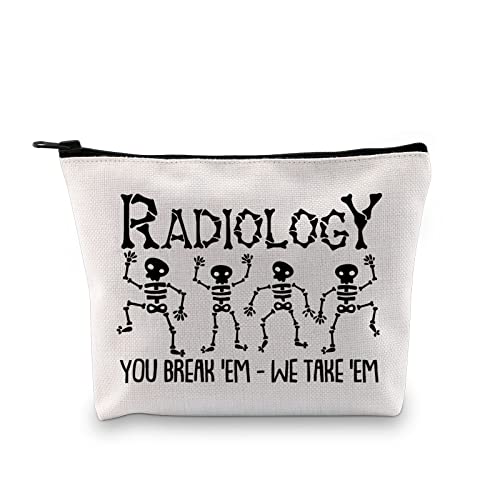 XYANFA Radiology Tech Gifts Radiologist Cosmetic Bag x Ray Tech Graduation Gifts Thank You Gift You Break Em We Take Em (You Break Em We Take Em)