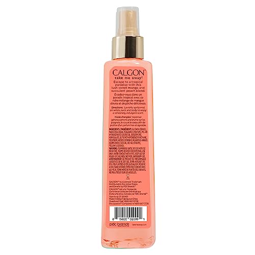 Calgon Take Me Away Mango Peach Paradise Body Mist 8 oz Women