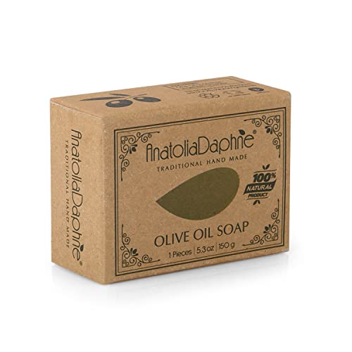 Olive Oil Soap Bar - Handmade 100% Pure Natural & Vegan (5 Bars)