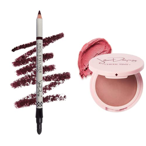 Jillian Dempsey Khôl Eyeliner in Deep Burgundy + Cheek Tint Bloom