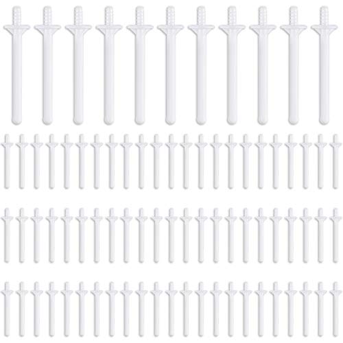 Nose Wax Sticks Applicators Plastic Wax Rod Wand Nose Waxing Strips Nostril Cleaning Removal for Cleaning Nostrils and Removing Nose Hair (50)