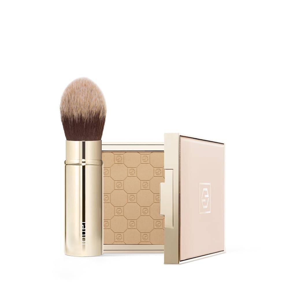 Jouer Rose Gold Blush Bouquet Duo & Travel Complexion Retractable Brush Bundle