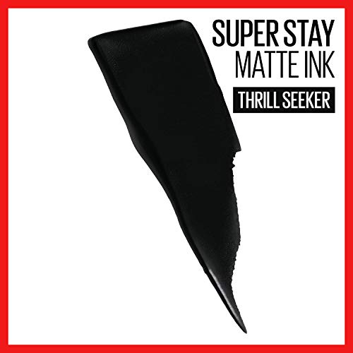 Maybelline New York SuperStay Matte Ink Liquid Lipstick, Thrill Seeker, 0.17 Fl Oz