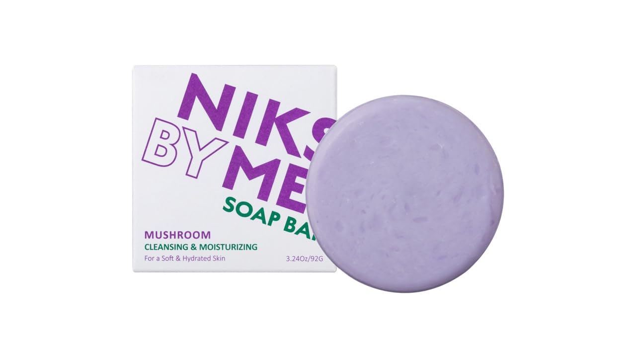 NIKSME Essentials Set - Black Bean Shampoo Bar, Camellia Treatment Bar, Mushroom Soap Bar