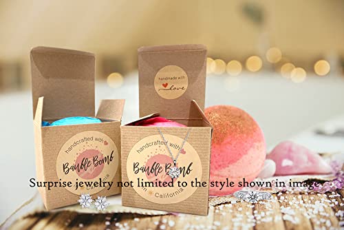 Ivy & Bauble Handmade Aromatherapy Bath Bomb with Surprise Ring Inside | Spiced Fruit Scent | Made in USA | Large 10 oz | Ring Size 8