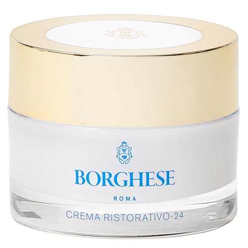 Borghese Crema Ristoravito – 24 Continuous Hydration Moisturizer - Hydrating Daily Face Moisturizer - For All Skin Type - 1.0 FL Oz