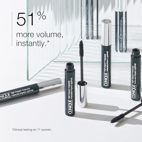 Clinique High Impact Mascara | Lengthening, Volumizing + Safe For Sensitive Eyes, Black