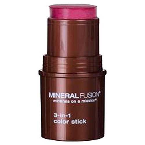 Mineral Fusion 3-in-1 Color Stick, Berry Glow, 0.18 Ounce