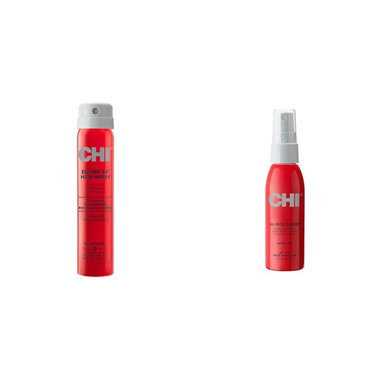 CHI Enviro 54 Hairspray & 44 Iron Guard Thermal Protection Spray