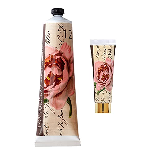 TokyoMilk Gin & Rosewater Handcreme Bundle - .5 oz Petite & 2.3 oz. Tube – Citrus Zest, Rosewood & Mandarin – A Beautiful Balance, Shea Butter & Cocoa Butter, Hand Moisturizer, Hand Cream