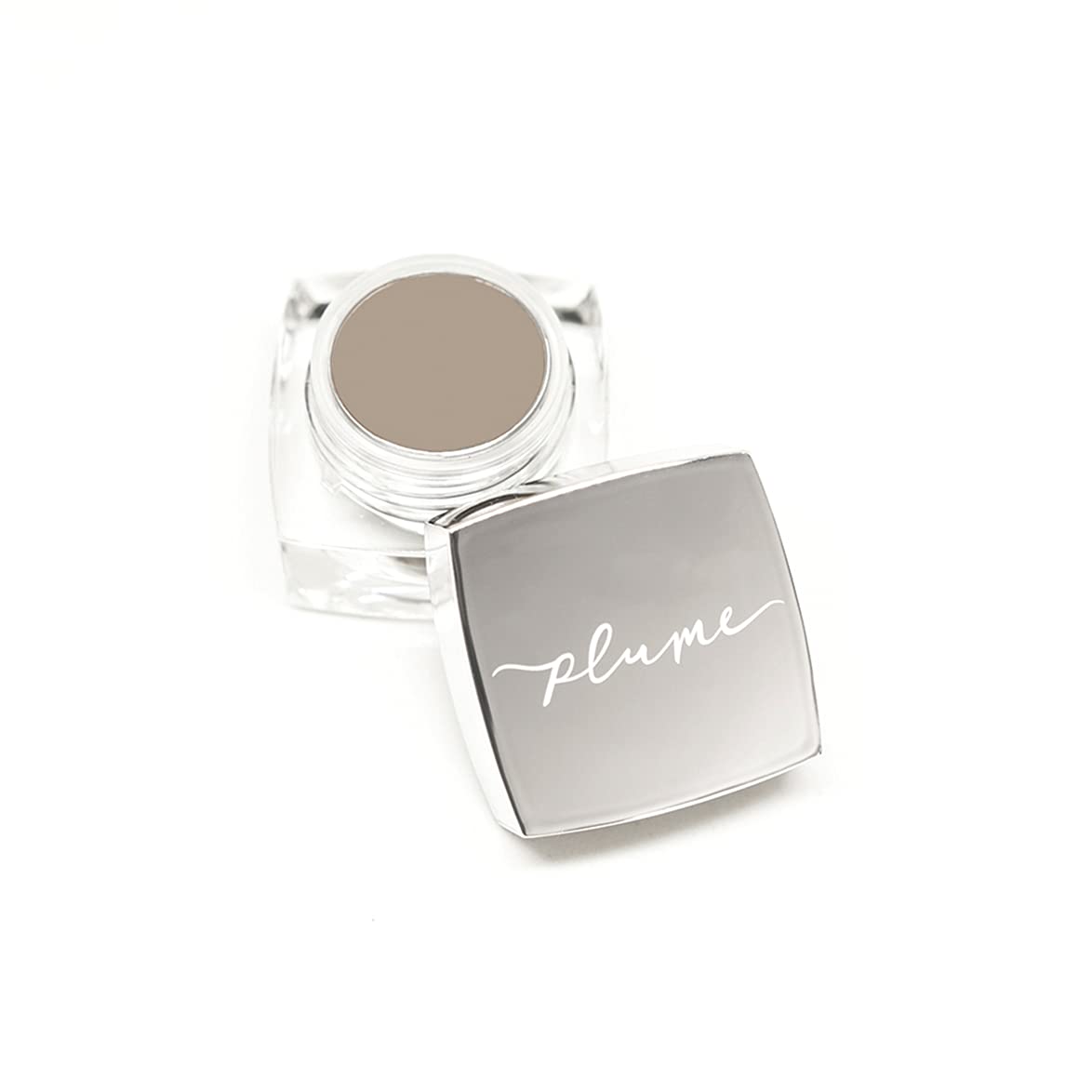 Plume - Nourish + Define Natural Brow Pomade | Smudge-Proof, Vegan, Clean Beauty (Gold Silk, Pomade + Brush)