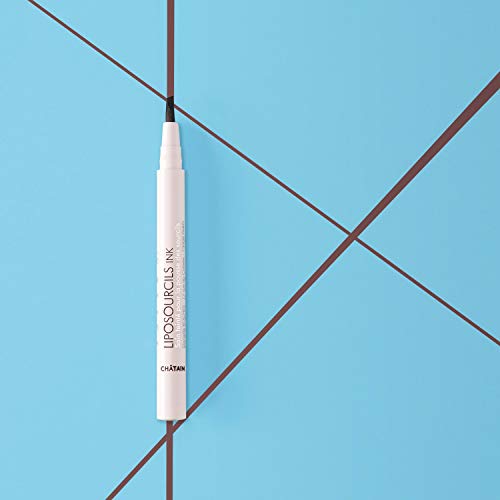 Talika Eyebrow Lipocils Ink Brown - Eyebrow Tint & Growth Formula - Thicker, Darker, Younger Brows - Eyebrow Care & Makeup Duo - Natural Growth Boosting Treatment