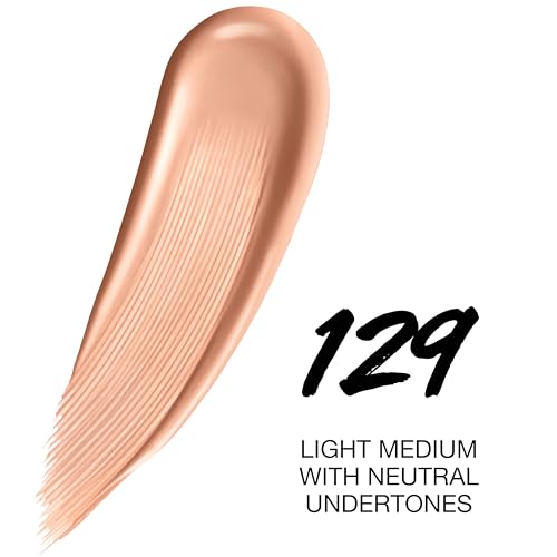 Maybelline Super Stay Up to 24HR Skin Tint, Radiant Light-to-Medium Coverage Foundation, Makeup Infused With Vitamin C, 129, 1 Count