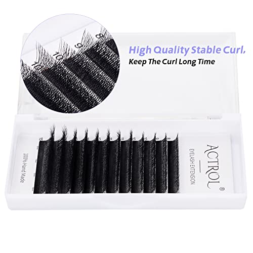 W Eyelash Extensions 5D Volume 0.07C Curl 8mm Easy Fan W-shaped Lash Premades Cluster Black YY Lash