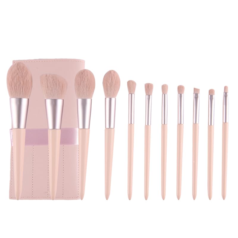 Makeup brush set Soft hair makeup brush can brush foundation make-up, concealer cream, eye shadow, rouge and other professional women's makeup brush set with storage box (11 piece set)