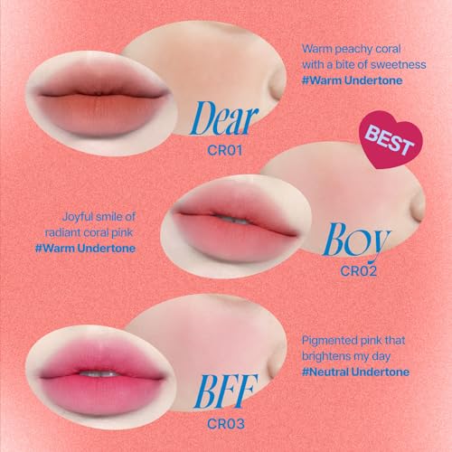 fwee Lip&Cheek Blurry Pudding Pot | Bestie Moment - BFF | Makeup Blush, Buildable Lightweight, Multi-Use Soft Matte Finish | 5g