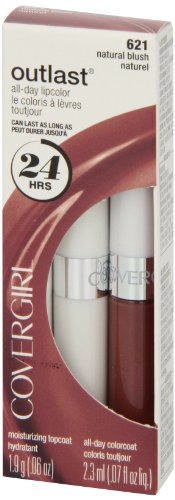 CoverGirl Outlast All Day Two Step Lipcolor, Natural Blush 621, 0.13 Ounce