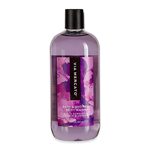 Via Mercato Bella Collection, Hydrates & Invigorates, Shower Gel, 500 ML, No. 3 - Black Currant & Orange Blossoms