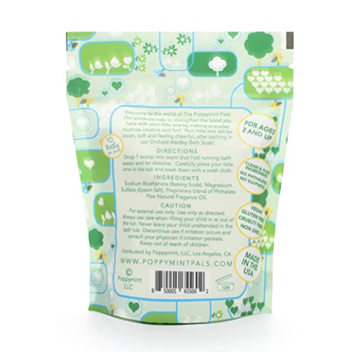 Poppymint Pals Toddler Bath Soak- Cheerful/Orchard Medley