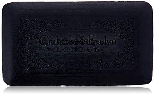 Crabtree & Evelyn Triple Milled Soap, Black Sea Mud and Seaweed, 4.9 oz