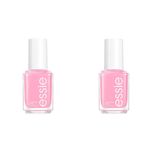 Essie Nail Polish, Salon-Quality, 8-free Vegan, Pink, Muchi Muchi, 0.46 Ounce (Pack of 2)