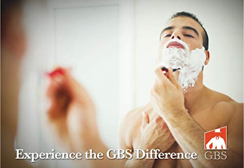 G.B.S 97% Bay Rum All-Natural Shave Soap Made with Shea Butter Coconut Oil, Avocado Oil, Balm Soap Towel & Travel Kit