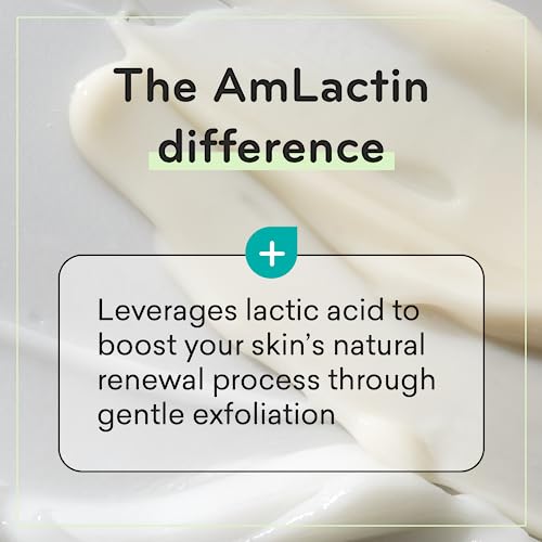 AmLactin Daily Nourish 5% - 4.9 oz Body Cream with 5% Lactic Acid - Exfoliator and Moisturizer for Dry Skin