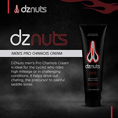 dznuts Men's Pro Chamois Cream with Women’s Bliss Chamois Cream and Bald Super Smooth Shaving Cream - Anti -Chafing Cream for Saddle Sores, Helps Prevent Razor Burns, Ingrown Hairs and Cuts